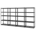Tangkula 5-Tier Metal Storage Shelves(36"L x 18"W x 72"H)