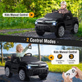 12V Licensed Chevrolet Ride On Truck Car Kids Electric Vehicle with Remote Control, Rear Storage, Lights, Music & Spring Suspension for Ages 3+
