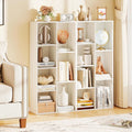 Tangkula 7-Cube Bookcase | Freestanding Storage Organizer with 7 Open Cubbies
