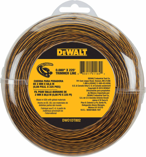 DeWalt - DWO1DT802 - 0.080 in. x 225 ft. Trimmer Line