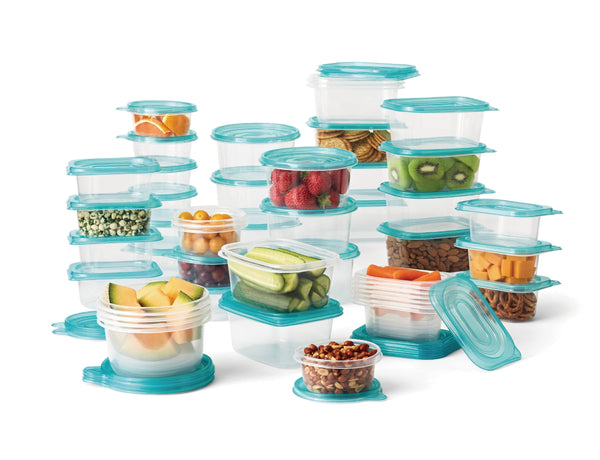Mainstays 92 Piece Food Storage Container Set, Size: Multi, Clear