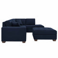 Thomasville Tisdale Fabric Sectional with Storage Ottoman