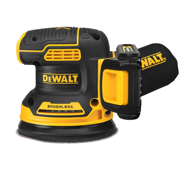 DeWalt 20-Volt Brushless Cordless Variable Speed Random Orbital Sander with Dust Management (Battery Included) Rubber | DCW210C1-Instock