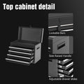 AECOJOY 5-Drawer Rolling Tool Chest Storage Cabinet with Detachable Top Tool Box