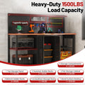 AECOJOY 60’’ Workbench and Garage Cabinet Storage System 2000LBS Heavy Duty Work Bench Table