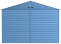 Arrow Select Steel Storage Shed, 10x14, Blue Grey