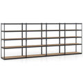 Giantex 5-Tier Metal Storage Shelves w/Adjustable Utility Rack (48" W x 24" D x 72" H)