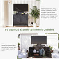 AECOJOY Outdoor Storage Cabinet with TV Mount for 40–85 Inch TVs, Outdoor TV Stand with Storage Cabinet Waterproof