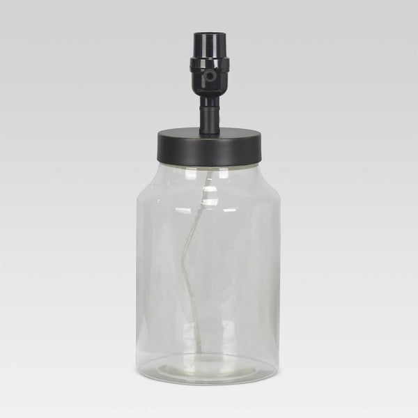 Causal Fillable Small Lamp Base Clear Includes Energy Efficient Light Bulb - Threshold