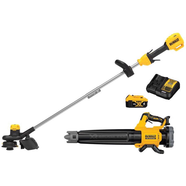 Dewalt Handheld Blower Kit, String Trimmer and Brushless, Combo