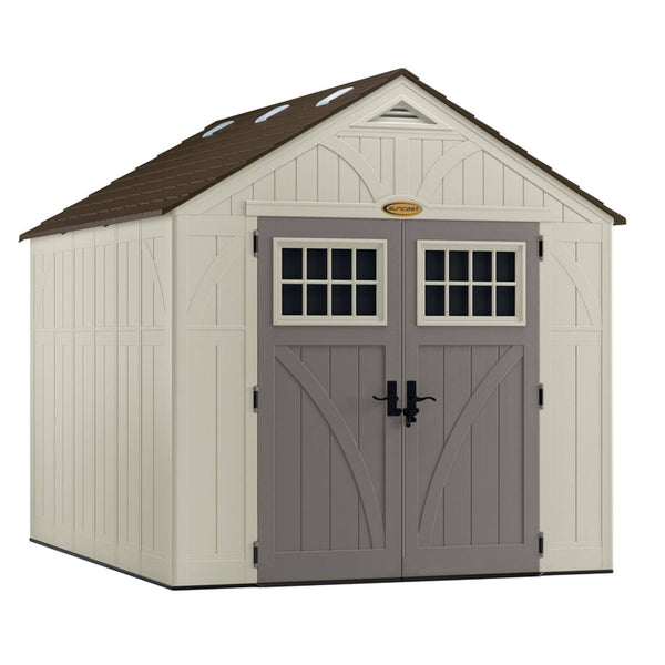 Suncast BMS8100 8' x 10' Tremont Vinyl Storage Shed