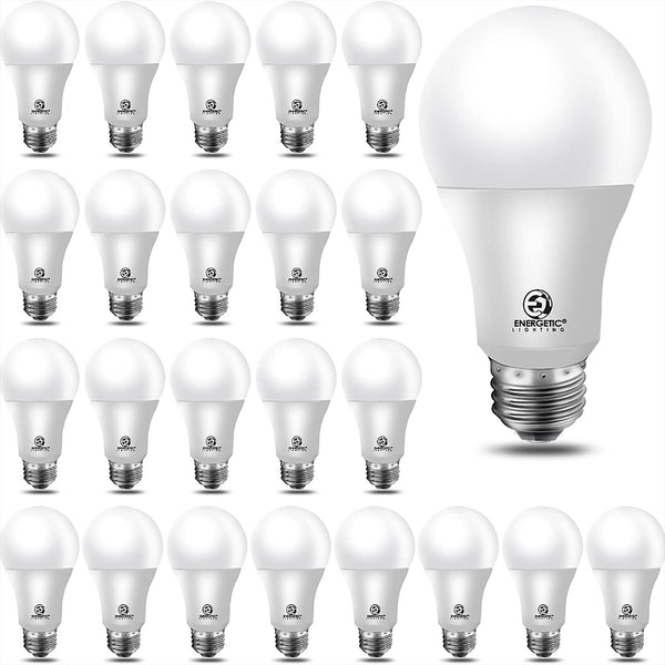 Energetic Lighting 60-Watt EQ A19 Daylight E26 LED Light Bulb (24-Pack) | YGA03C54-850-24P