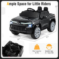 12V Licensed Chevrolet Ride On Truck Car Kids Electric Vehicle with Remote Control, Rear Storage, Lights, Music & Spring Suspension for Ages 3+