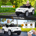 12V Licensed Chevrolet Ride On Truck Car Kids Electric Vehicle with Remote Control, Rear Storage, Lights, Music & Spring Suspension for Ages 3+