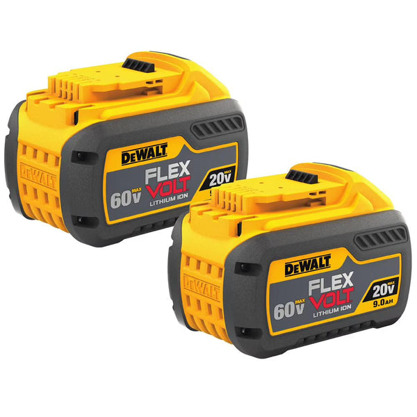 Dewalt Max Flexvolt Lithium - Ion 20V/60V 9ah Battery DCB609 - Two Pack